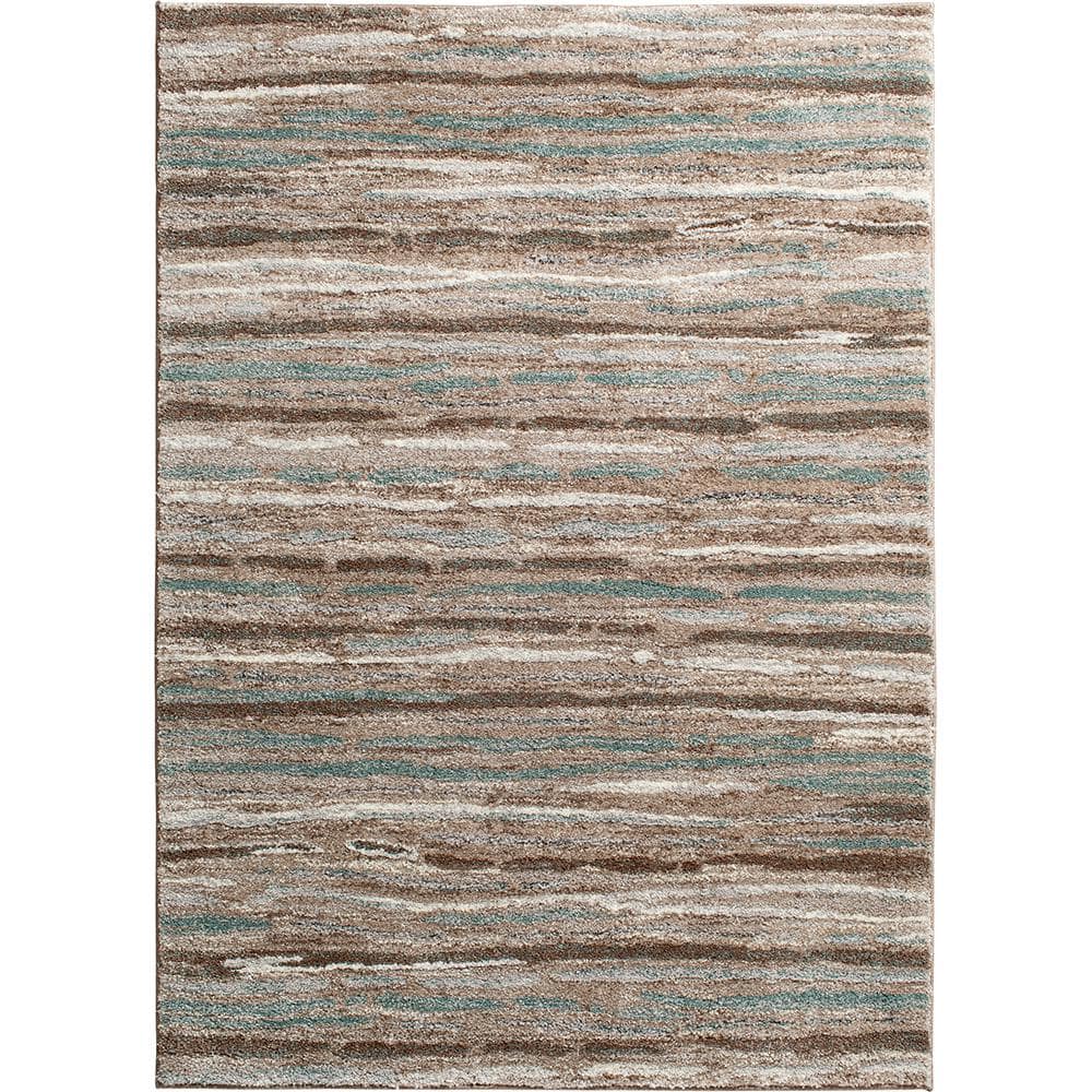 Home Decorators Collection Shoreline Multi 5 ft. x 7 ft. Striped Area Rug