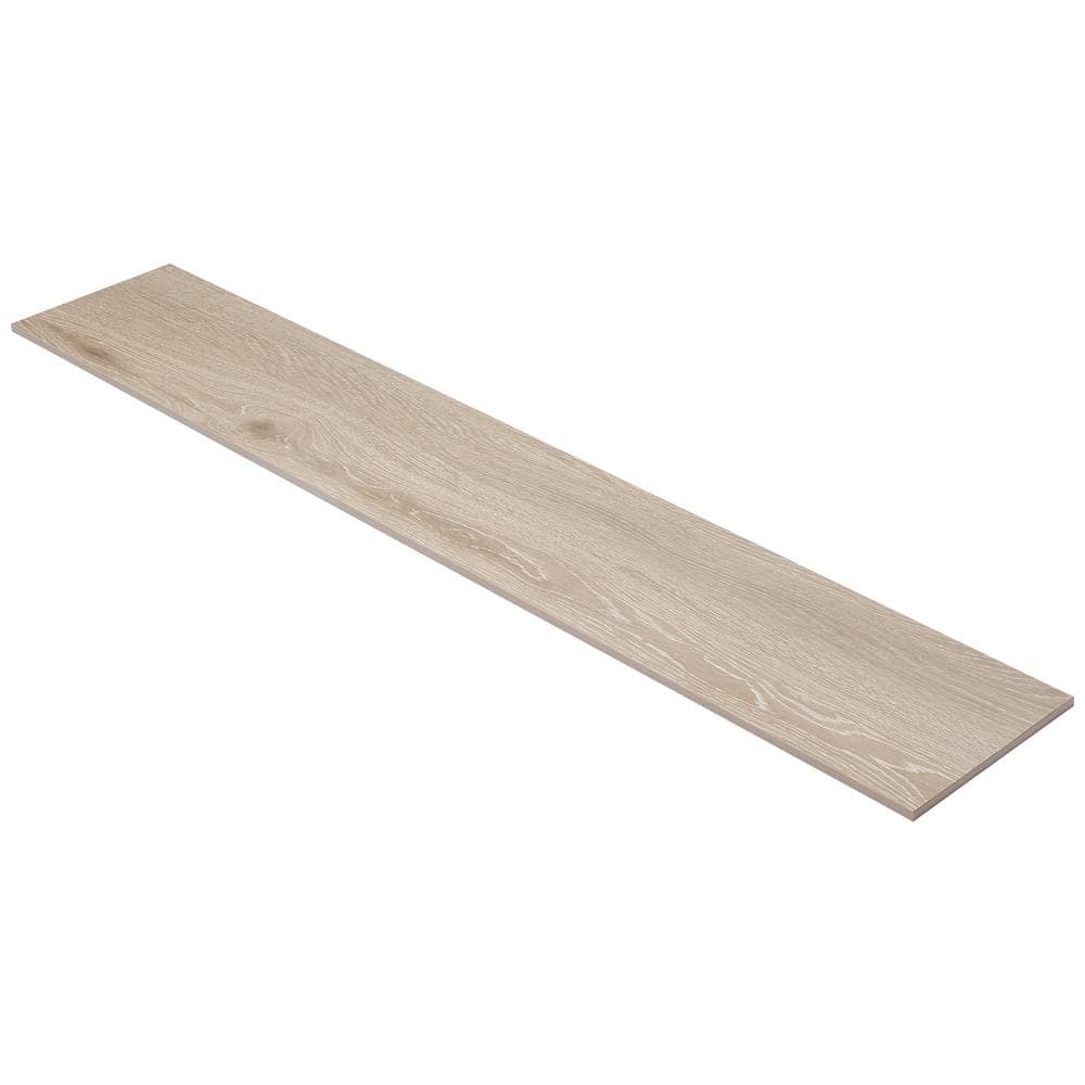 Mulberry Matte Brown Large Format Porcelain Wood Look Tile