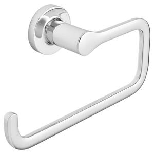 Studio Series Wall Mounted Towel Ring in Polished Chrome