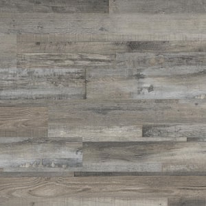 Woodlett Outerbanks Grey 12 MIL x 6 in. W x 48 in. L Glue Down Water Resistant Vinyl Plank Flooring (36 sqft/case)