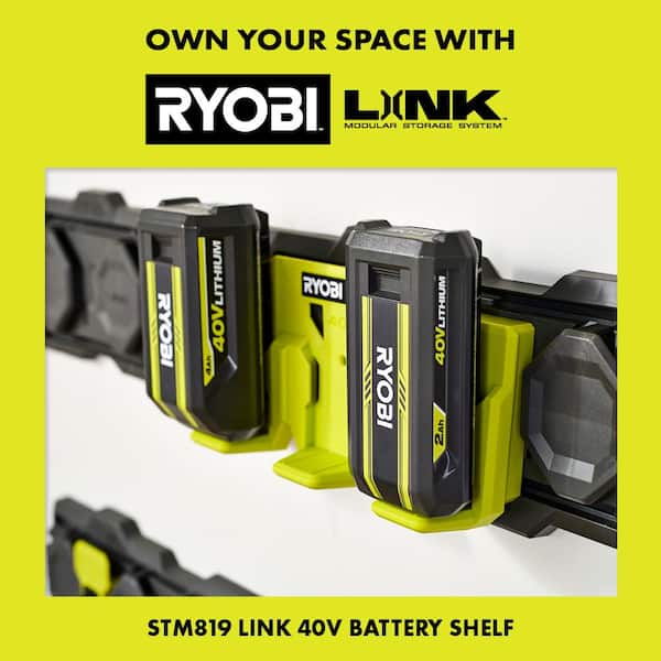 RYOBI 40V Lithium-Ion 2.0 Ah Battery OP4020A - The Home Depot