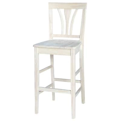 International Concepts 30 in. Unfinished Wood Bar Stool 1S-530