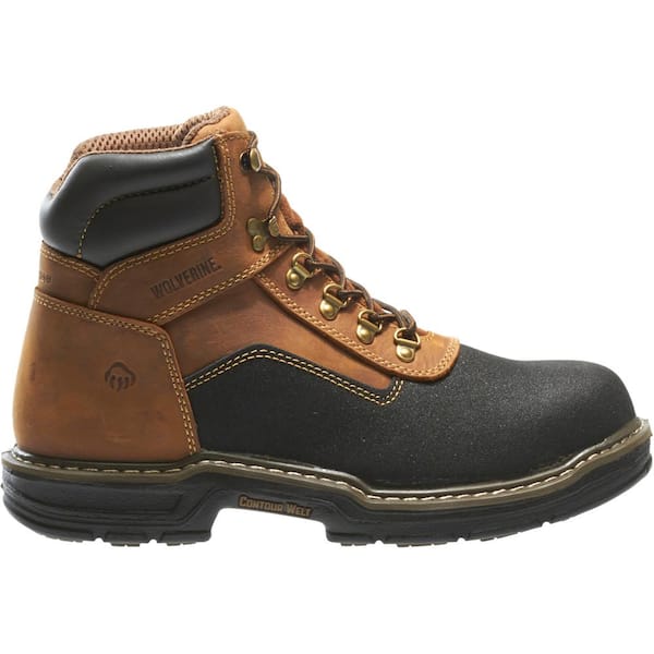Wolverine Men's Corsair Waterproof 6 in. Work Boots - Composite Toe - Brown Size 10.5(W)