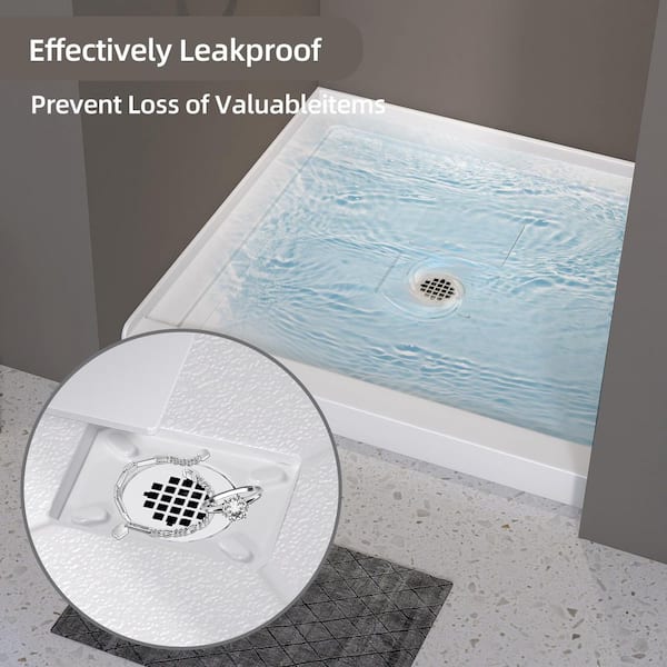 Zeafive Siba 36 in. L x 36 in. W Single Threshold Alcove Shower