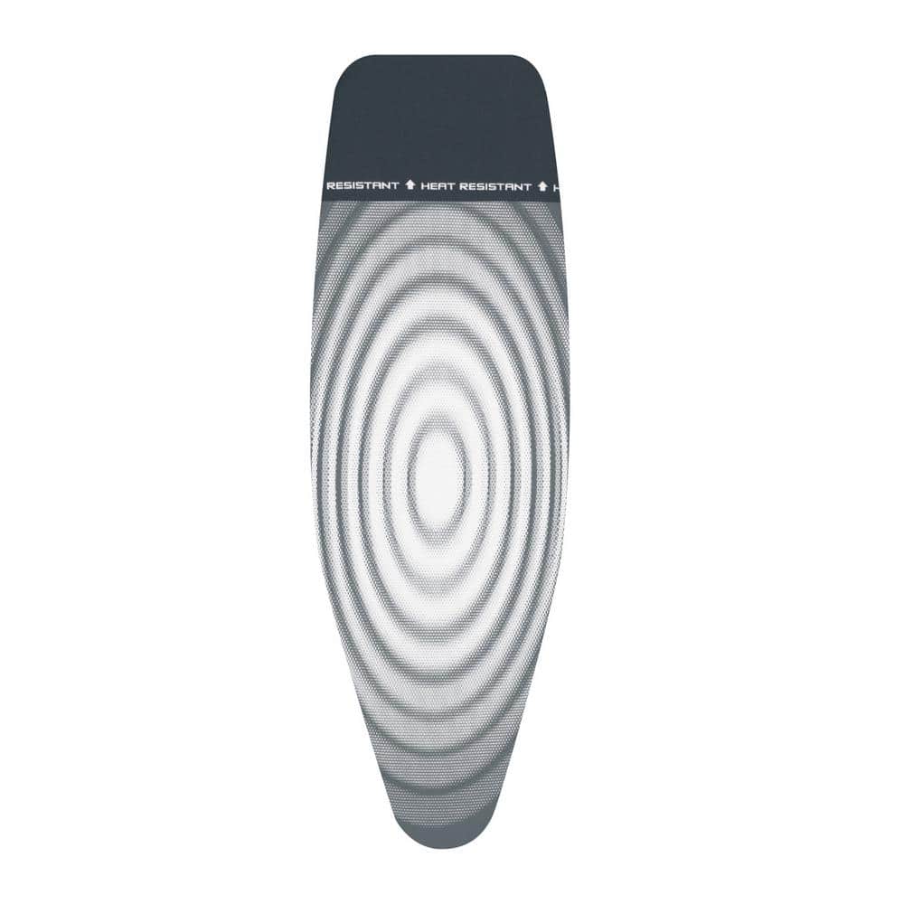 Heat Resistant Black & White Cotton Ironing Board Cover Extra Large Size D (53 in x 18 in) with (0.3 in) Foam Padding price history on PriceWatchPro