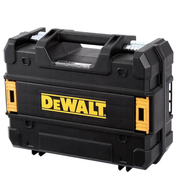 DEWALT 12V MAX Lithium-Ion 100 ft. Red Self-Leveling 5-Spot and Cross Line  Laser Level with (4) AA Batteries and TSTAK Case DW0825LR The Home Depot