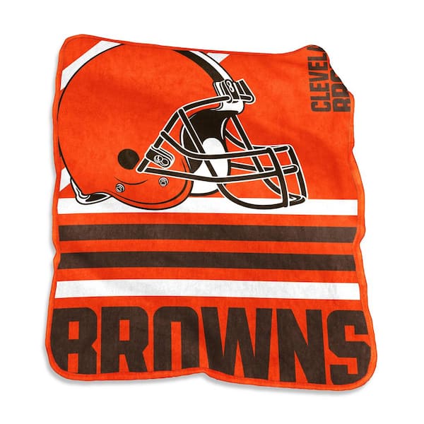 logobrands Cleveland Browns Multi-Colored Raschel Throw