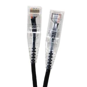 2FT Cat6 UTP Ethernet Network Patch Cable RJ45 Lan Wire Black 25 Pack 