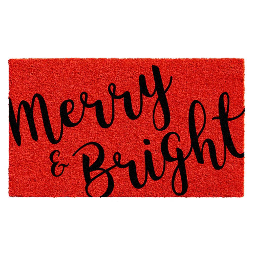 24 in. x 36 in. Merry and Bright Door Mat price history on PriceWatchPro