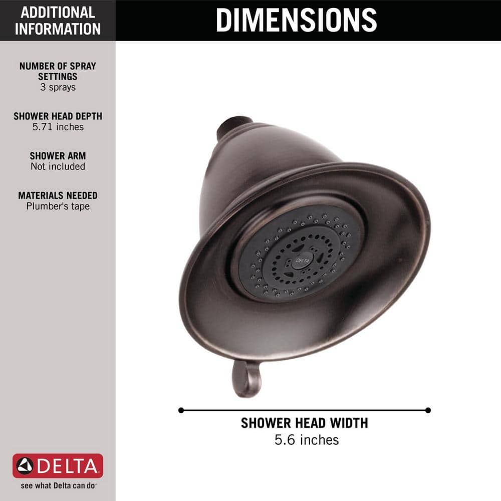 Venetian Bronze Multi-Head Wall Mounted Handheld Shower