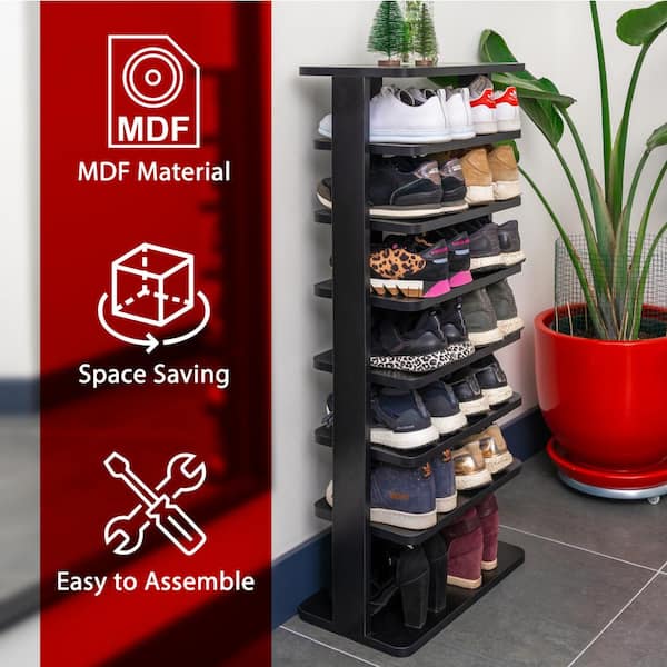 1pc Multifunctional Easy Assembling Shoe Rack With Multiple Layers