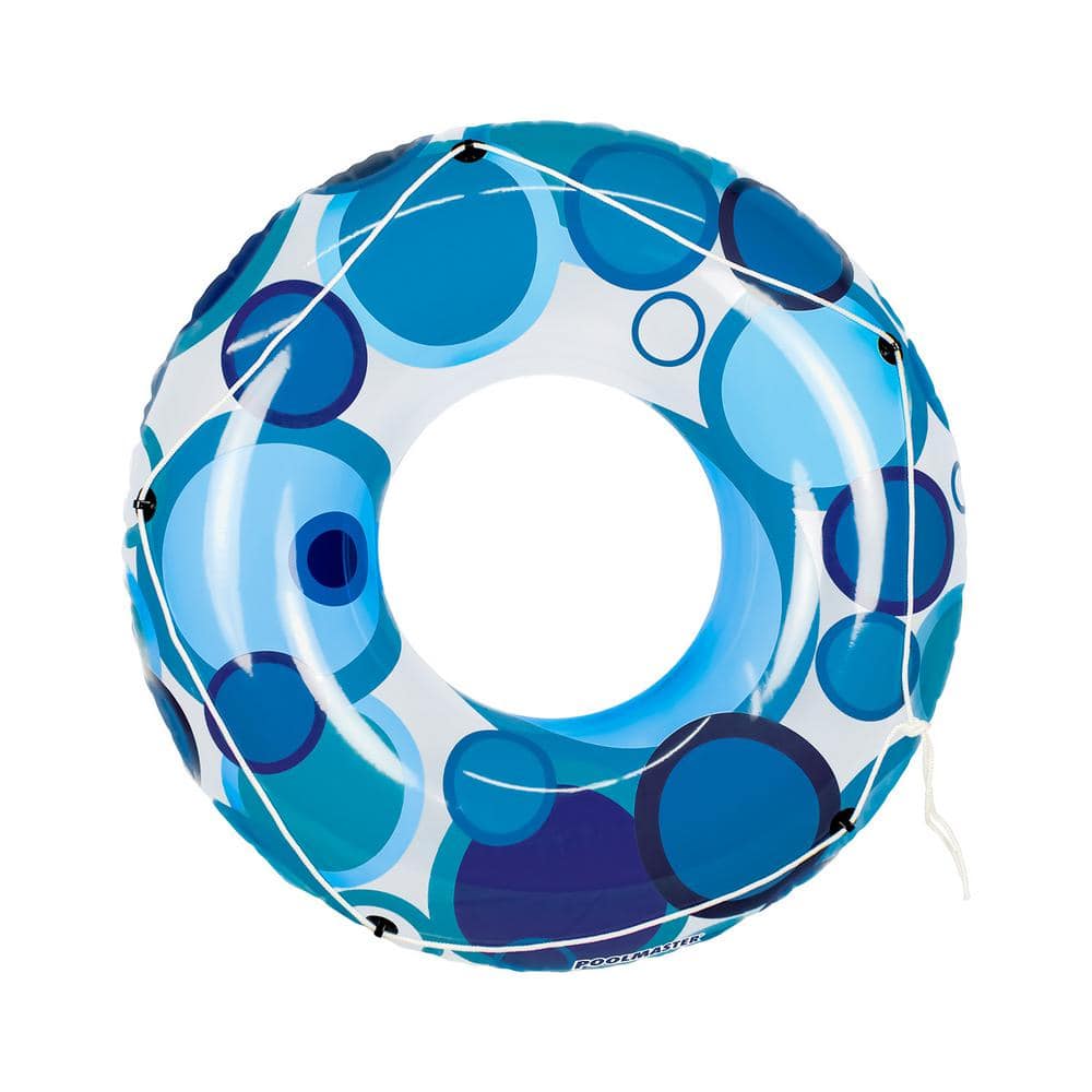 Poolmaster 48 in. Teal Blue Bright Circles Tube