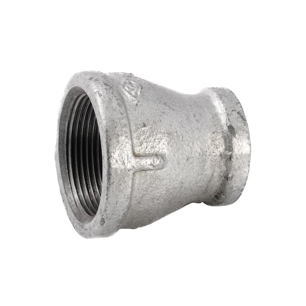 Southland 1-1/2 in. x 1 in. Galvanized Malleable Iron FPT x FPT Reducing Coupling Fitting