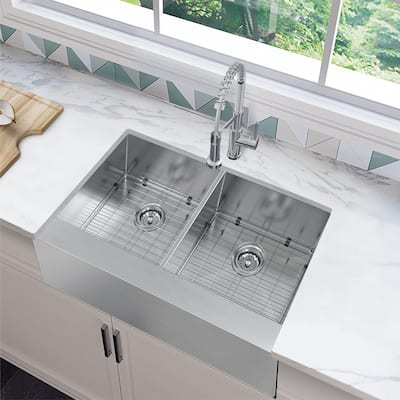 Gray - Farmhouse Kitchen Sinks - Kitchen Sinks - The Home Depot