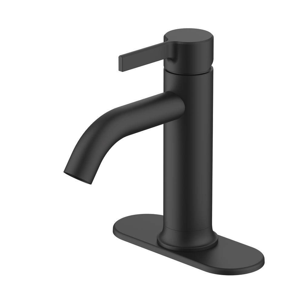Glacier Bay Ryden SingleHandle SingleHole Bathroom Faucet in Matte