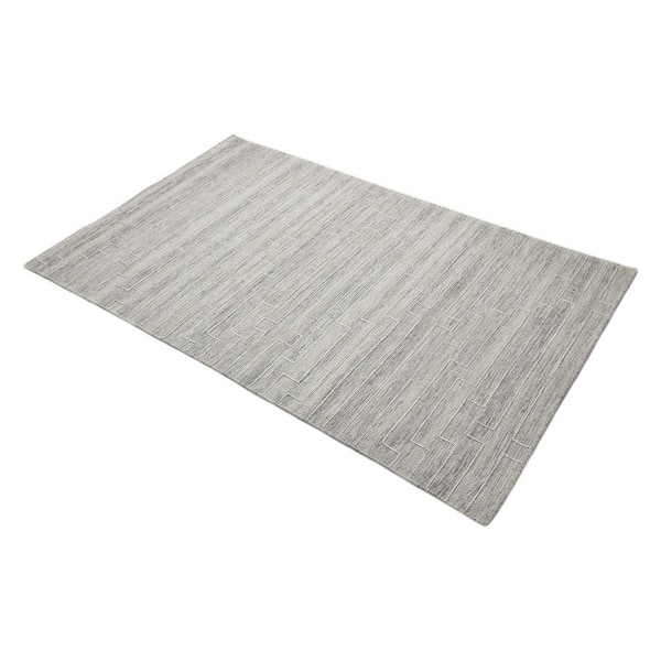 Barry Handmade Beige 5 ft. x 8 ft. Area Rug