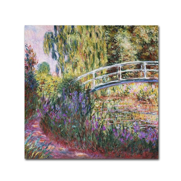 24 in. x 24 in. The Japanese Bridge IV Canvas Art