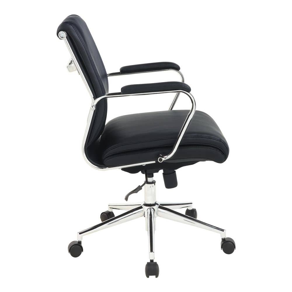 Dillon Steel High-Back Swivel Executive Chair in Black
