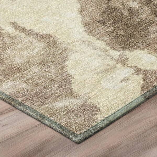 Chantille Machine Washable Indoor/Outdoor Abstract ACN3017 Ivory 2 ft. x 7 ft. Runner Rug