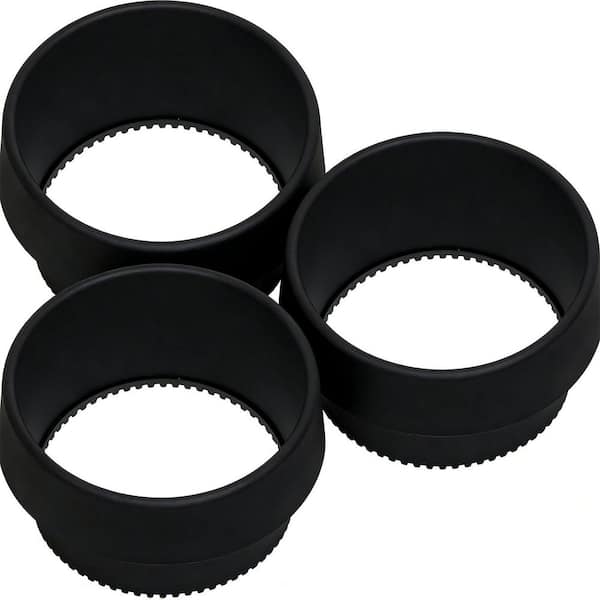 16 in. Dia. x 6 in. H Solid Polyethylene Planting Rings Garden Edging Watering Basins Protects Tree Ring Kit (3-Pack)