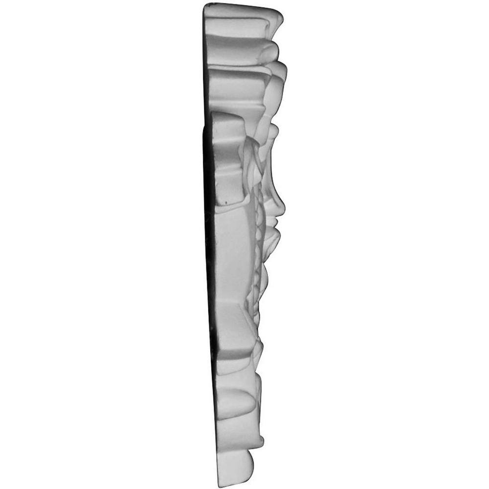 Primed Polyurethane Leaf Scroll Architectural Onlay