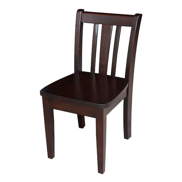 International Concepts Rich Mocha San Remo Juvenile Chair (set of 2)