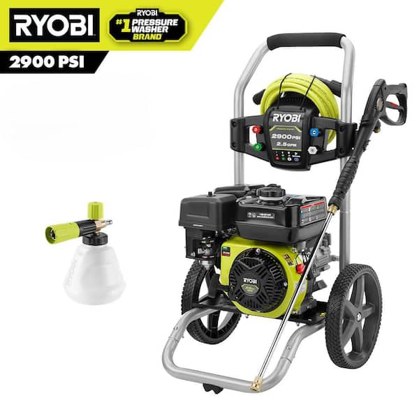 RYOBI 2900 PSI 2.5 GPM Cold Water Gas Pressure Washer with 212cc