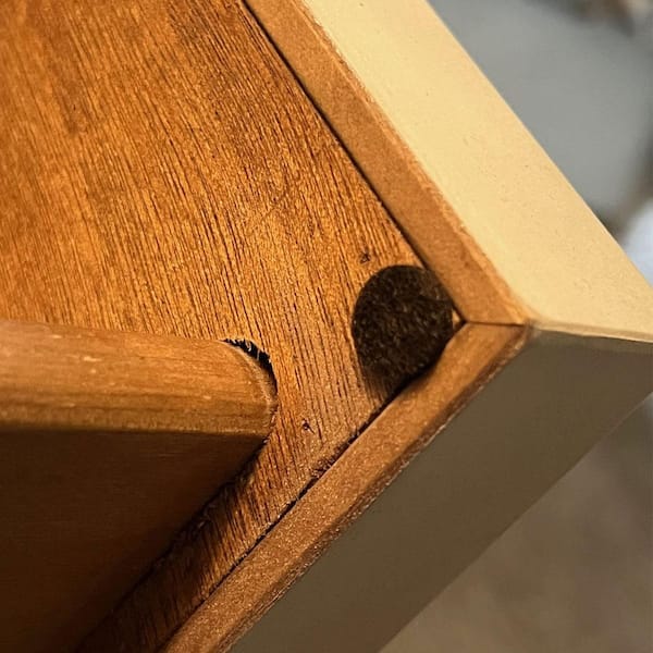 8 X Square Cut To Size Felt Floor Protector Pads - Dotty Deals