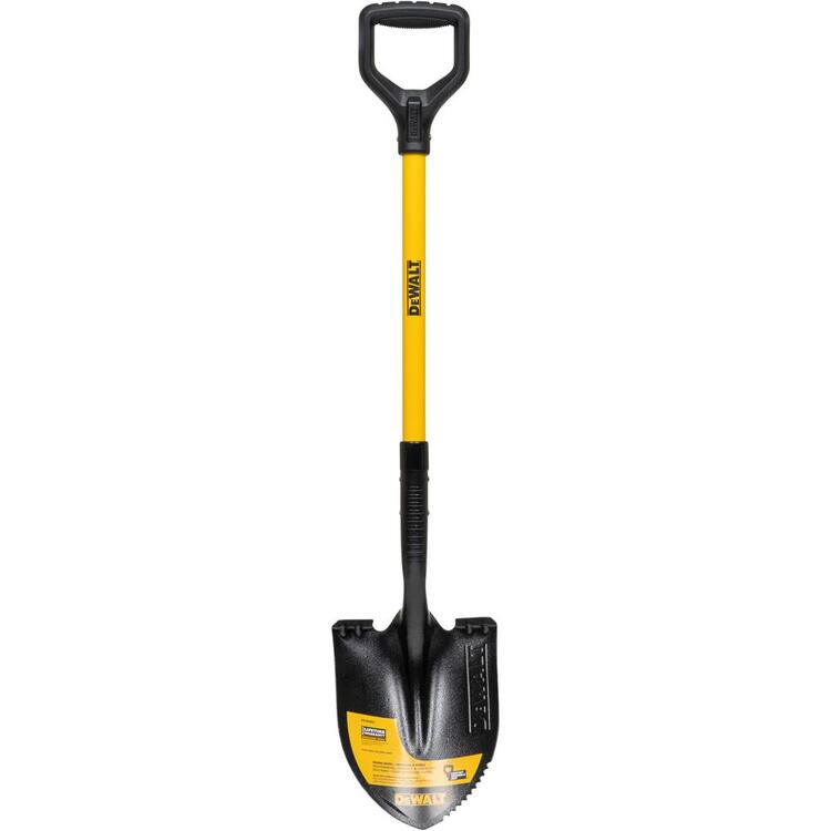  32 in Fiberglass D-Handle Digging Shovel