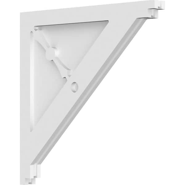 Ekena Millwork 1-7/8 in. x 22 in. x 22 in. PVC Artisan Corbel