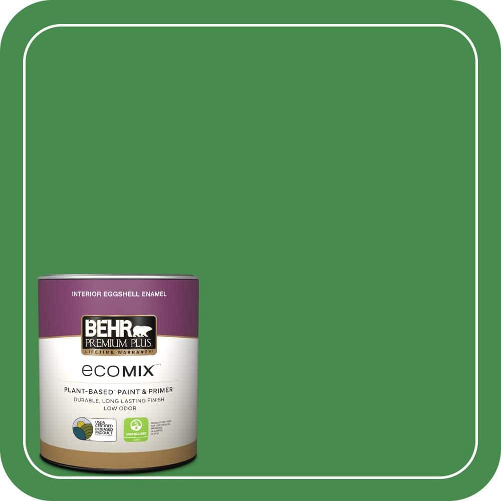 1 qt. #MQ4-48 Planet Green Eggshell Enamel EcoMix Plant-Based Interior Paint & Primer price history on PriceWatchPro