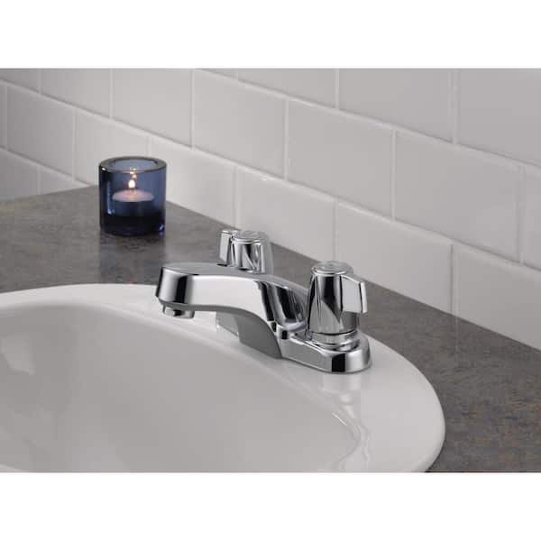 Core 4 in. Centerset 2-Handle Bathroom Faucet in Chrome