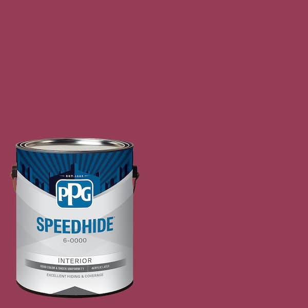 1 gal. PPG1050-7 Magenta Ultra Flat Interior Paint