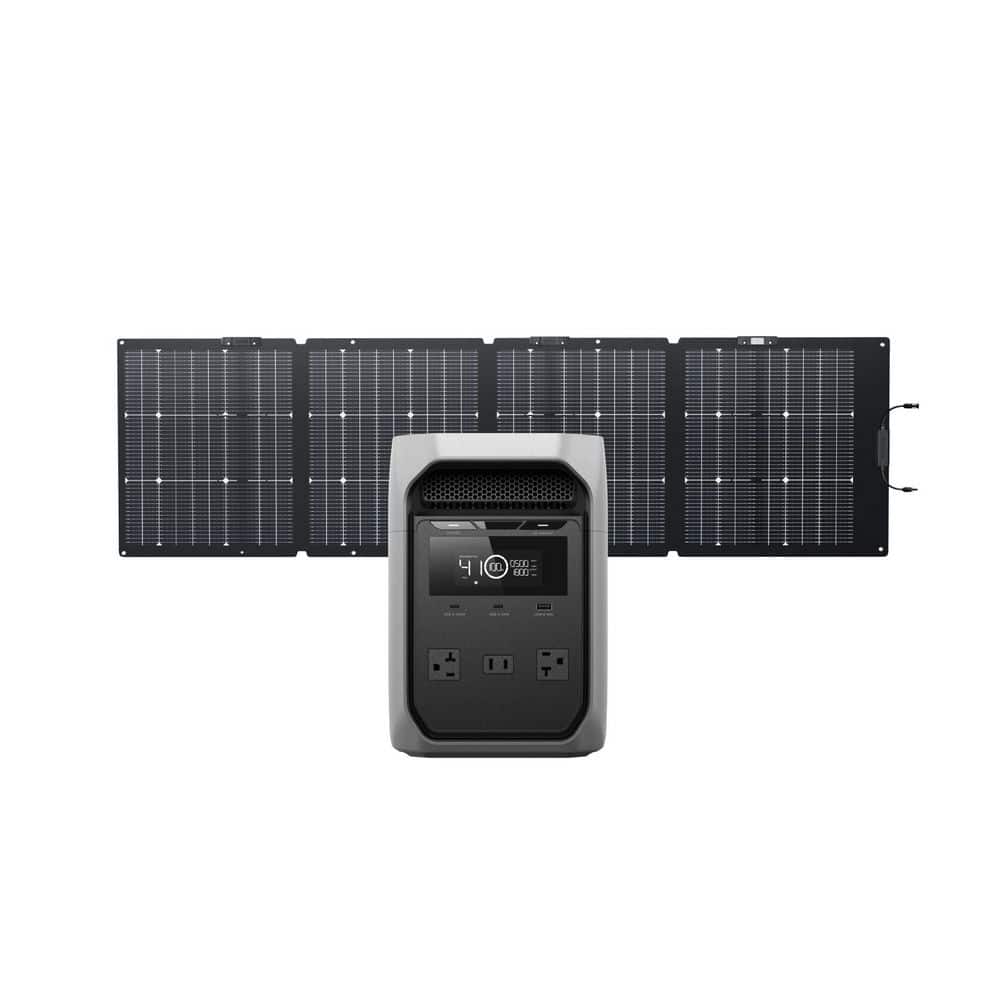 1800-Watt DELTA 3 Classic, 1024Wh LFP Portable Power Station with 220W solar Panel, Home Backup, Camping, price history on PriceWatchPro