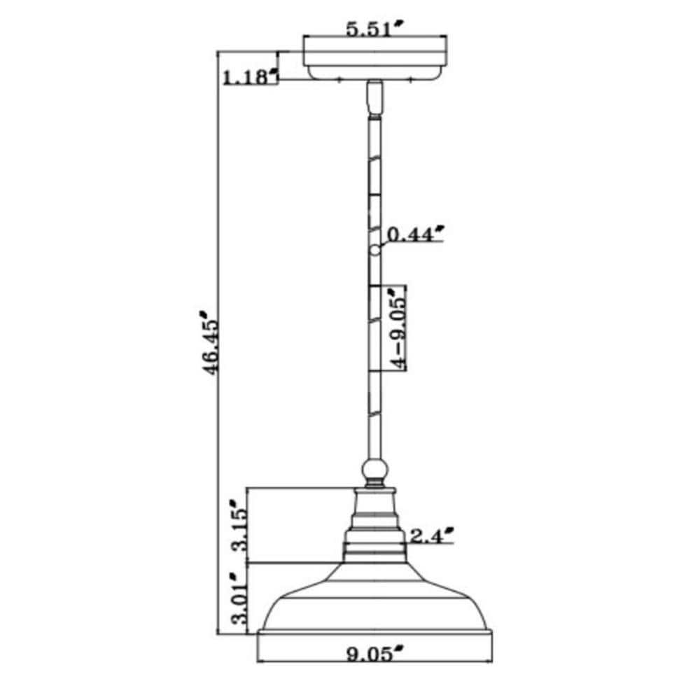 Kimball Satin Nickel Steel Mini Pendant Light