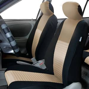 Fabric 47 in. x 23 in x 1 in. Deluxe 3D Air Mesh Front Seat Covers