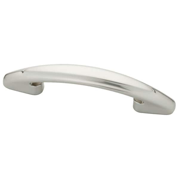 Liberty 3 or 3-3/4 in. (76 or 96mm) Center-to-Center Satin Nickel Ovals Dual Mount Drawer Pull