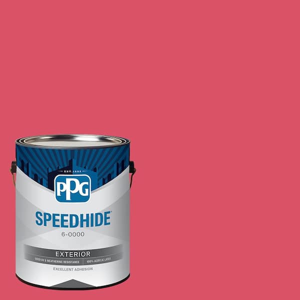 SPEEDHIDE 1 gal. PPG1185-6 Cranberry Splash Semi-Gloss Exterior Paint