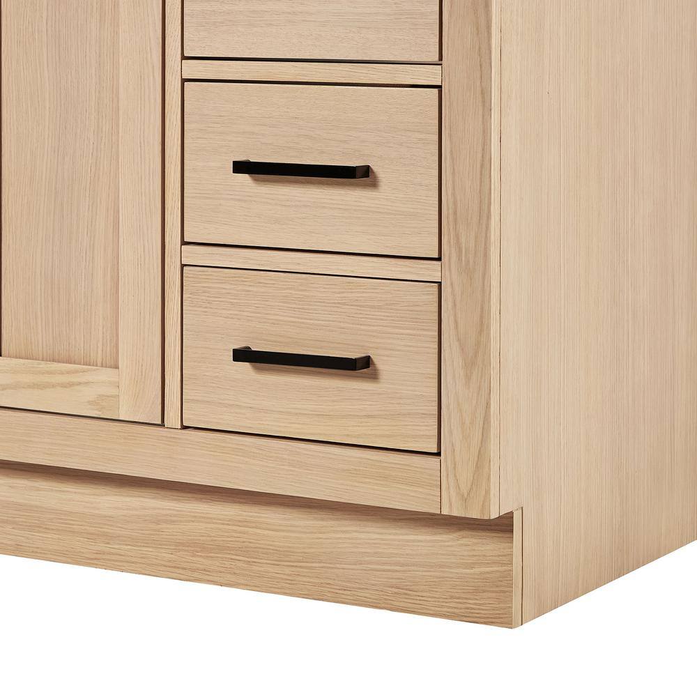Hepburn 60" Light Oak Freestanding Bathroom Vanity Base