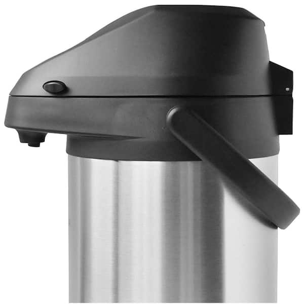 MegaChef 1.3 Gal. Stainless Steel Air Pot Hot Water Dispenser with Double  Insulation 985111995M - The Home Depot