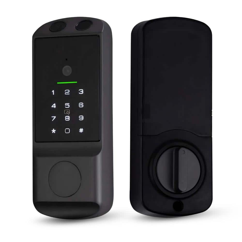 DALTON Smart Door Lock Deadbolt with Palm Recognition & Built-In Camera – Wi-Fi, Fingerprint, PIN, Card, App, Key