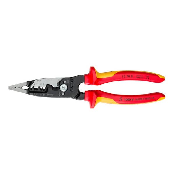 8 in. Insulated Forged Wire Stripper 20-10 AWG