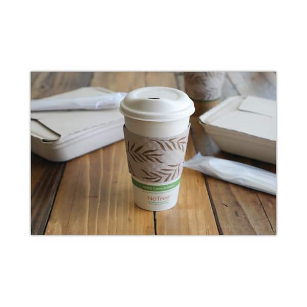 16 Oz Disposable Styrofoam Cups (50 Pack), White Foam Cup Insulates Hot &  Cold B