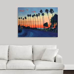 "California Sunset La Jolla Beach" by RD Riccoboni Canvas Wall Art