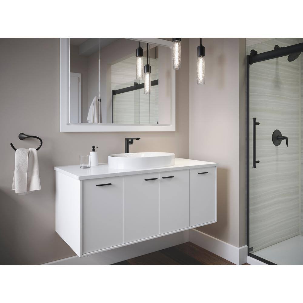 White Ceramic Oval Vessel Bathroom Sink