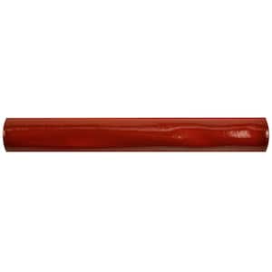 Antic Special Red Moon 3/4 in. x 6 in. Ceramic Torelo Wall Trim Tile
