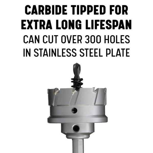 Drill Hog 2-5/8" Carbide Tipped Hole Saw – TCT Holesaw Cutter