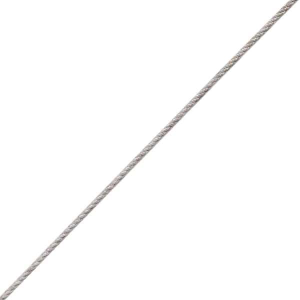 Everbilt 3/16 in. x 1 ft. Vinyl-Coated Wire Rope