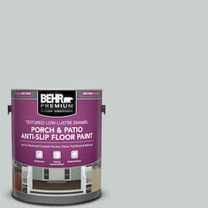 1 gal. #PFC-61 Foggy Morn Textured Low-Lustre Enamel Interior/Exterior Porch and Patio Anti-Slip Floor Paint