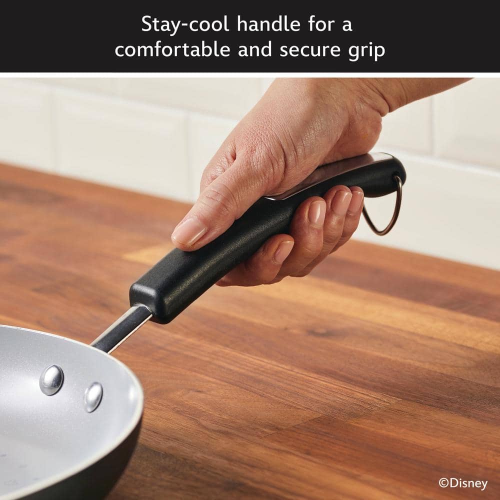 Disney 7-Piece Aluminum Nonstick Cookware Set in Black - thumbnail 5